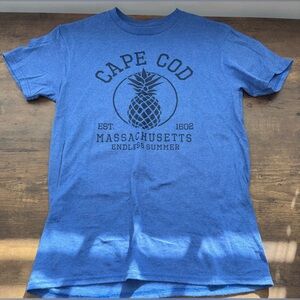 Woman’s Blue Graphic T-Shirt